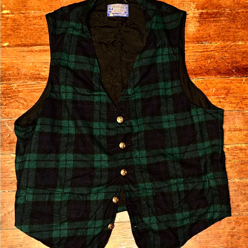 70s or 80s Men’s Small Pendleton Wool Vest